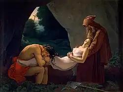 Atala bij het graf, 1808