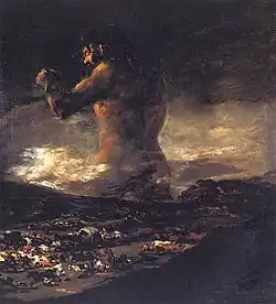 El coloso, Francisco Goya, 1808, Museo del Prado, Madrid