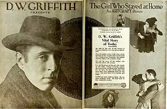 Advertentie voor The Girl Who Stayed at Home