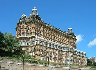 Grand Hotel in Scarborough (zeezijde)