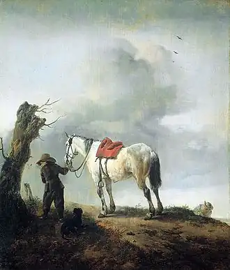 Philips Wouwerman. De schimmel. Ca. 1645. Rijksmuseum Amsterdam