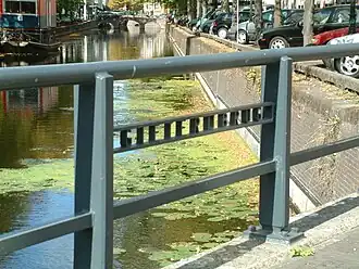 Gieterijbrug, rechts de Nieuwe Uitleg