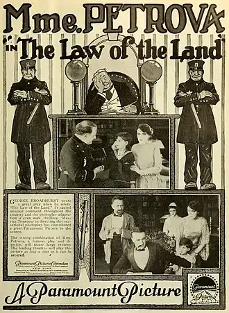 Advertentie voor The Law of the Land