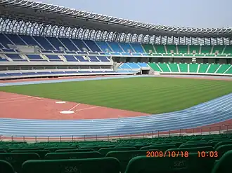 Binnenkant van het stadion