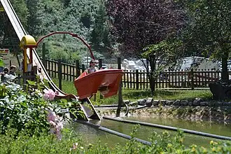De Nautic Jet in het Planards Parc d'attractions de Chamonix in Chamonix.