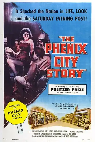 Poster van de film The Phenix City Story