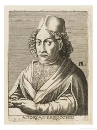 Portret Verrocchio door Nicolas de Larmessin