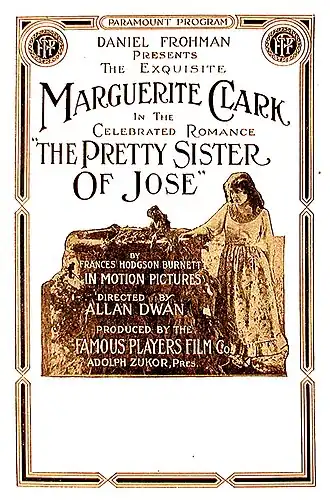 Aanplakbiljet voor The Pretty Sister of Jose