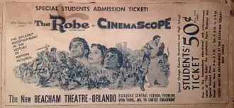 Studententicket voor The Robe