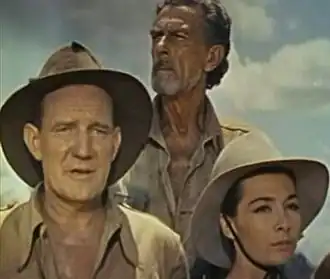 Trevor Howard, Friedrich von Ledebur en Juliette Gréco in The Roots of Heaven