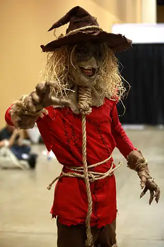 Fan als The Scarecrow tijdens de 2014 Amazing Arizona Comic Con.