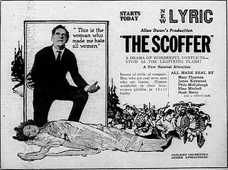 Advertentie voor The Scoffer (1920)