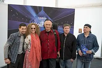 The Shin & Mariko tijdens het Eurovisiesongfestival 2014