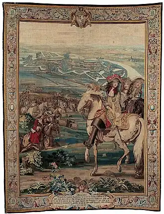 Lodewijk XIV voor Doesburg (tapijt afbeelding)