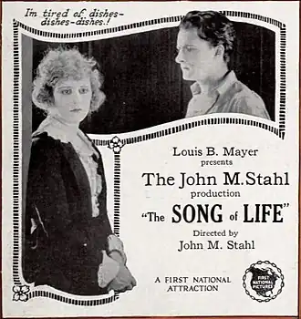 Advertentie voor The Song of Life
