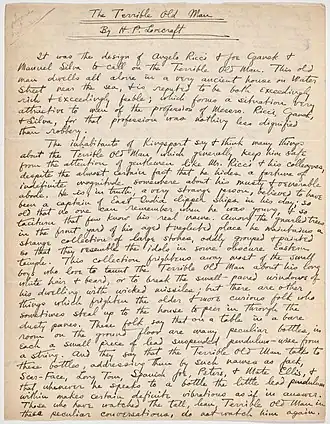 De verschrikkelijke oude man