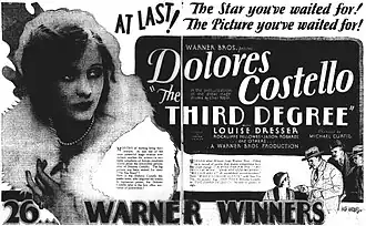 The Third Degree, filmreclame