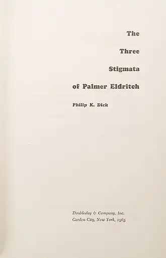 De drie stigmata van Palmer Eldritch