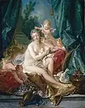 Boucher: Venus maakt haar toilet, 1751