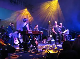 The Triffids tijdens een optreden in Perth in 2009