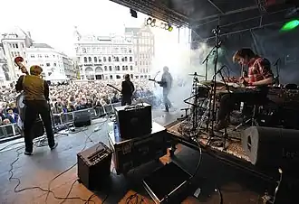 The Tunes op het Bevrijdingsfestival in Amsterdam, mei 2010