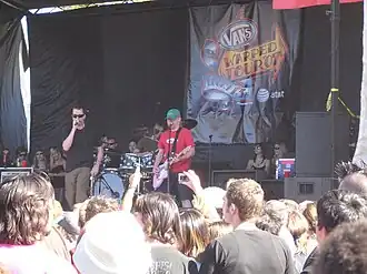 The Vandals op de Warped Tour van 2007.