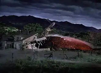 Scène uit The War of the Worlds