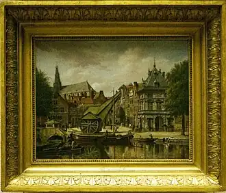 De straat in 1826