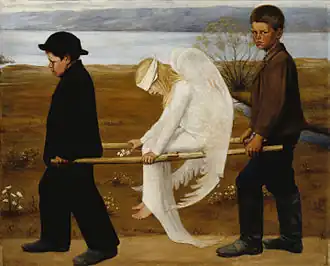 De gewonde engel - Hugo Simberg