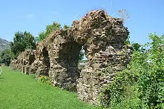Aquaduct in de bovenstad