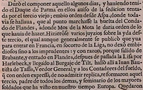 De komst van Carlos Coloma de Saa, Jeroni Desclergue en vele anderen in de Kasselrij van Kortrijk, in het bijzonder in Harelbeke, in 1589.[59]
