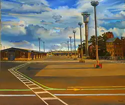 The empty wharf from shed 5 (2008)