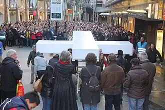 Kruis dat werd gedragen tijdens The Passion 2012.