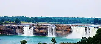 de Chitrakote-waterval