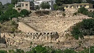 het amfitheater van de stad