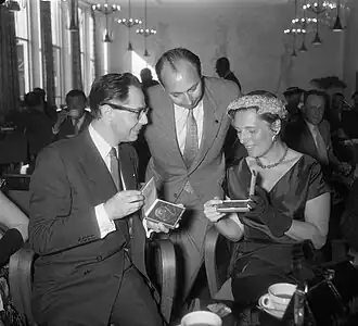 Uitreiking Theo d'Or (1955)