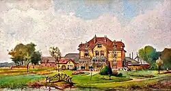 Thedinghsweert geschilderd in 1906