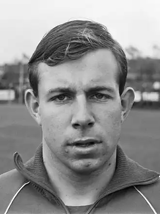Theo Pahlplatz als speler van FC Twente in 1966