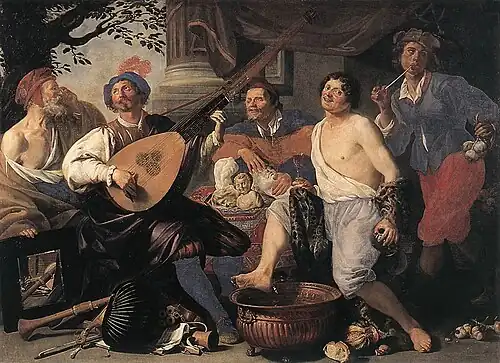 Allegorie van de vijf zintuigen