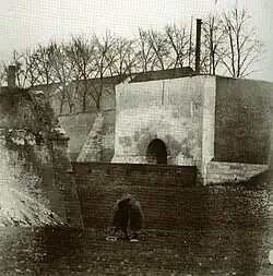 De Boschpoort, kort voor de afbraak (Th. Weijnen, 1868)