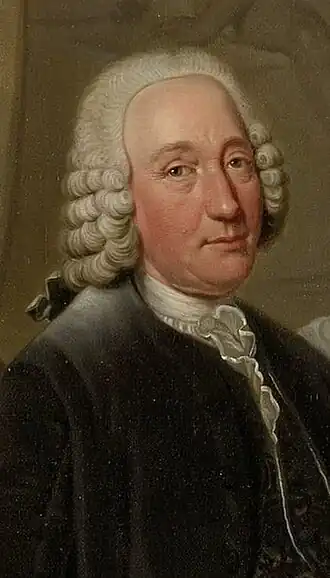 Theodorus Bisdom geportretteerd door Jan Stolker in 1757