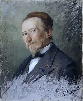Thérèse Schwartze. À Gabriël. 1899. Pasteltekening. Amsterdam, Rijksmuseum.