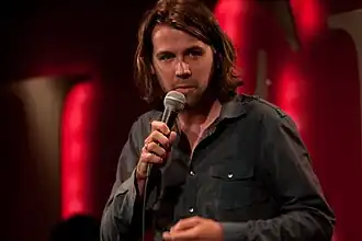 Thijs van Domburg, een van de artiesten van wie een optreden werd vastgelegd