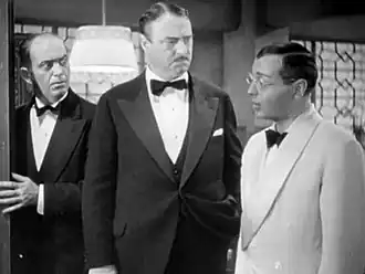 Peter Lorre (rechts) als Mr. Moto met George Cooper en Sig Ruman