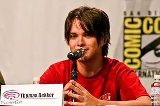 Thomas Dekker tijdens WonderCon in 2008.