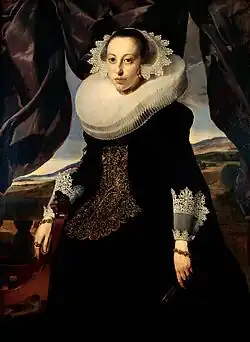 Portret van een vrouw, 1625-1649, Tarbes, Musée Massey
