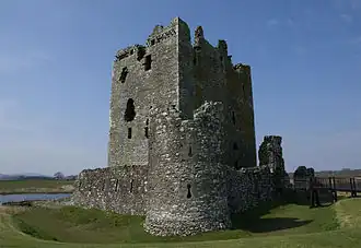 Threave Castle vanuit het zuidoosten