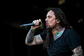 CJ McMahon tijdens Rock am Ring 2018