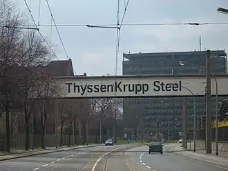 Het hoofdkantoor in Duisburg anno 2009