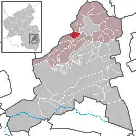 Kaart van Tiefenthal